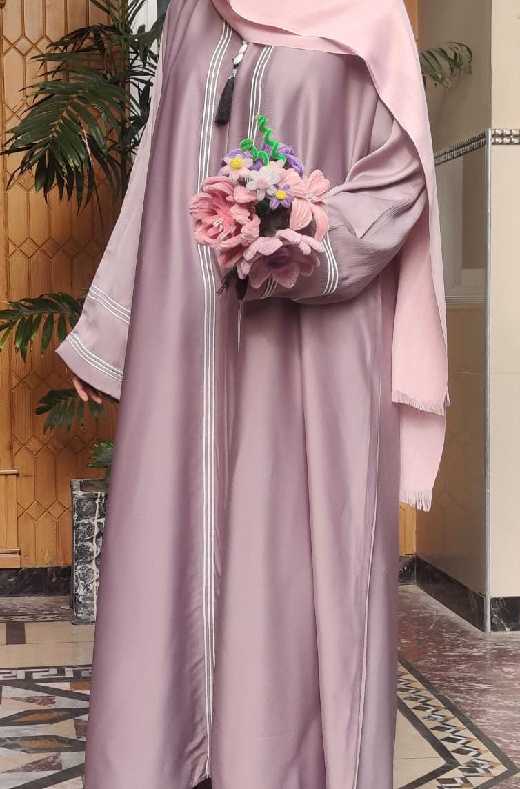 Tea Pink Abaya – Soft, Elegant & Everyday Modest Wear